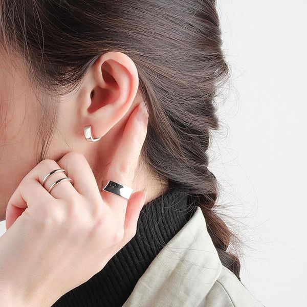 hoop & huggie kofsac personality earrings for women simple wide square silver color ear earring lady jewelry chic gold coloured gifts, Golden;silver
hoop & huggie kofsac personality earrings for women simple wide square silver color ear earring lady jewelry chic gold coloured gifts, Golden;silver