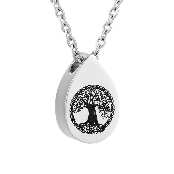 pendant necklaces ijd9807 wholesale or retail tree of life teardrop stainless steel cremation urn jewelry neckalce for ashes, Silver
pendant necklaces ijd9807 wholesale or retail tree of life teardrop stainless steel cremation urn jewelry neckalce for ashes, Silver