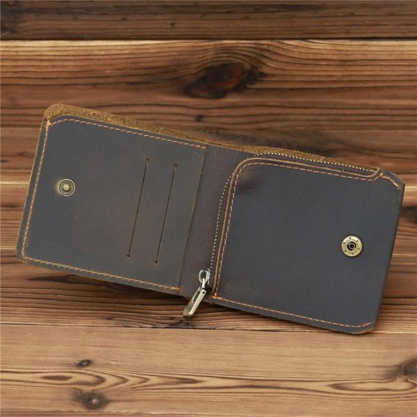wallets cow leather men with coin pocket vintage male purse function crazy horse genuine wallet card holders, Red;black
wallets cow leather men with coin pocket vintage male purse function crazy horse genuine wallet card holders, Red;black