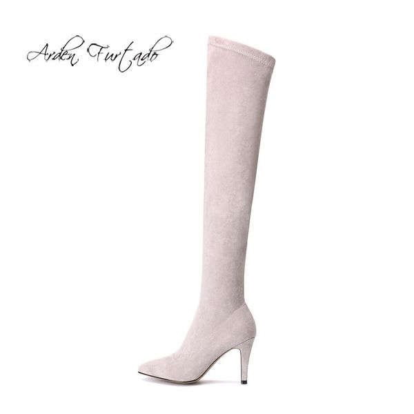 boots arden furtado 2021 fashion women's shoes winter gray pointed toe classics stilettos heels zipper grey over the knee high, Black
boots arden furtado 2021 fashion women's shoes winter gray pointed toe classics stilettos heels zipper grey over the knee high, Black