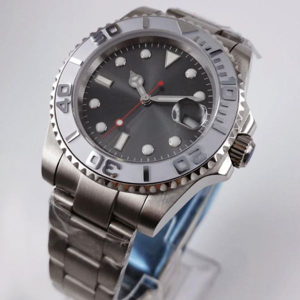 wristwatches 40mm polished automatic men watch brushed oyster bracelet nh35a miyota 8215 movement sapphire crystal luminous dial, Slivery;brown
wristwatches 40mm polished automatic men watch brushed oyster bracelet nh35a miyota 8215 movement sapphire crystal luminous dial, Slivery;brown