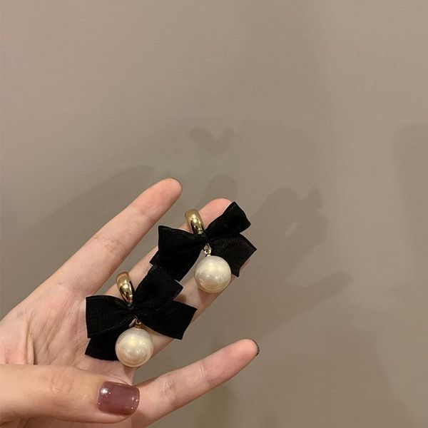 dangle & chandelier korean simple black bow earrings fashion elegant lady cocktail party pearl charm women daily match jewelry, Silver
dangle & chandelier korean simple black bow earrings fashion elegant lady cocktail party pearl charm women daily match jewelry, Silver