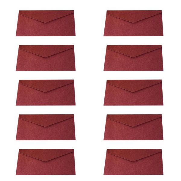 greeting cards 10pcs blank invitation envelope color retro letter for party business (red)
greeting cards 10pcs blank invitation envelope color retro letter for party business (red)