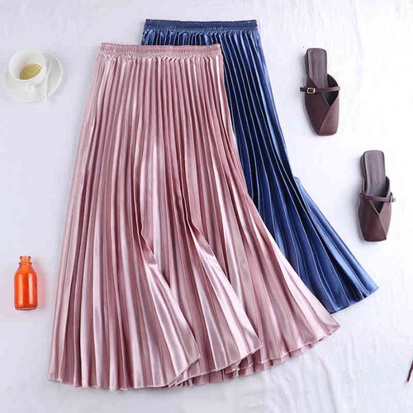 casual dresses summer korean metallic a-line pleated long skirts elastic waist shine satin candy solid 1u2a, Black;gray
casual dresses summer korean metallic a-line pleated long skirts elastic waist shine satin candy solid 1u2a, Black;gray