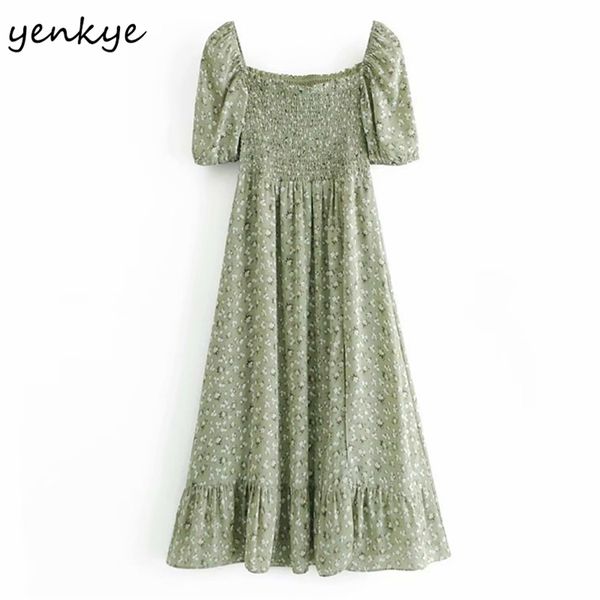 vintage floral print prairie chic women dress square neck hem slits a-line midi vestido summer chiffon 210514, Black;gray
vintage floral print prairie chic women dress square neck hem slits a-line midi vestido summer chiffon 210514, Black;gray