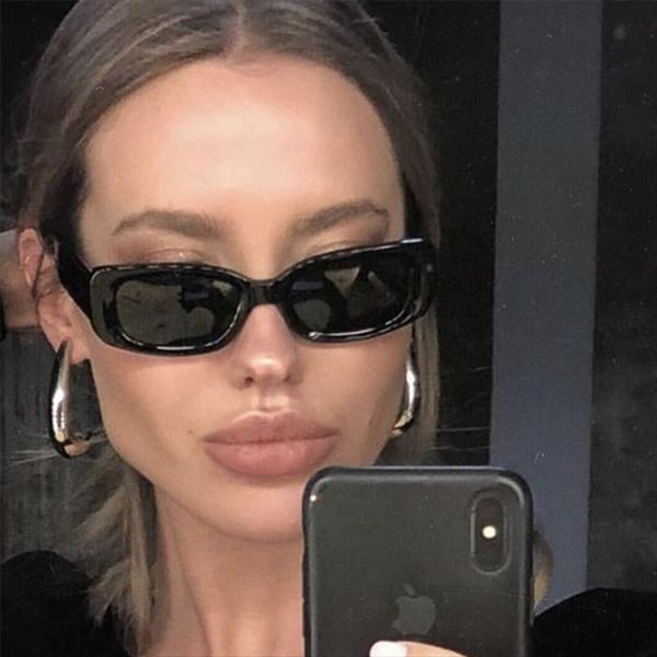 Square Women Sunglasses Retro Small Brand Designer Oval Black Woman Vintage Glasses Oculos De Sol Feminino, White;black
Square Women Sunglasses Retro Small Brand Designer Oval Black Woman Vintage Glasses Oculos De Sol Feminino, White;black