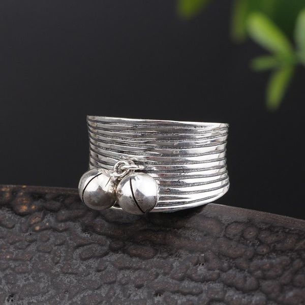 cluster rings black thai silver wholesale s925 pure bracelet archaize manual weaving open ring bell a undertakes to women, Golden;silver
cluster rings black thai silver wholesale s925 pure bracelet archaize manual weaving open ring bell a undertakes to women, Golden;silver