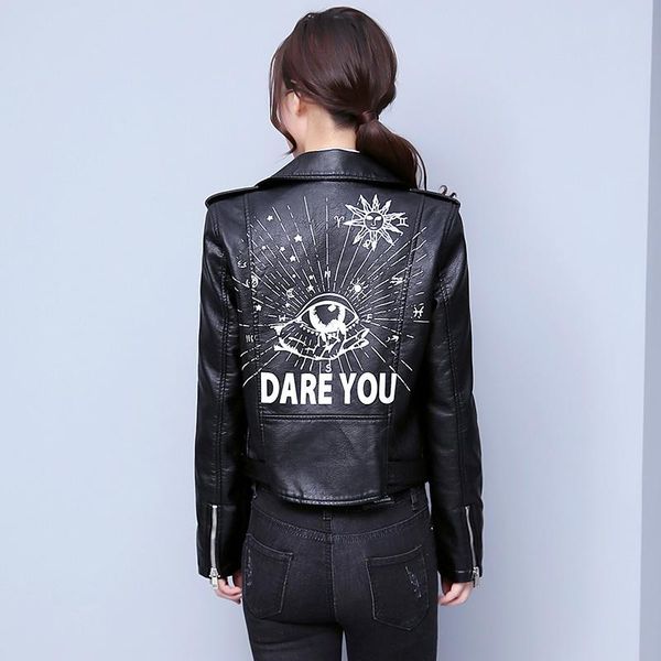 women's jackets autumn 2021 and winter women printed letters rivet pu leather jacket punk moto coat black faux fashion zipper streetwea, Black;brown
women's jackets autumn 2021 and winter women printed letters rivet pu leather jacket punk moto coat black faux fashion zipper streetwea, Black;brown