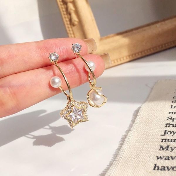 dangle & chandelier pearl asymmetric star design earrings contracted exquisite crystal women drop fashion jewelry wedding party gift, Silver
dangle & chandelier pearl asymmetric star design earrings contracted exquisite crystal women drop fashion jewelry wedding party gift, Silver