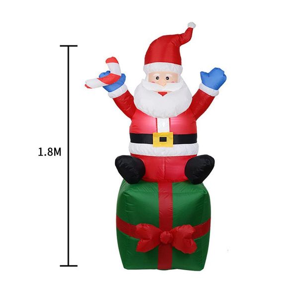 factory outlet christmas decoration inflatable santa claus christmas decoration outdoors ornaments xmas newyear party home garden yard 1.8m
factory outlet christmas decoration inflatable santa claus christmas decoration outdoors ornaments xmas newyear party home garden yard 1.8m