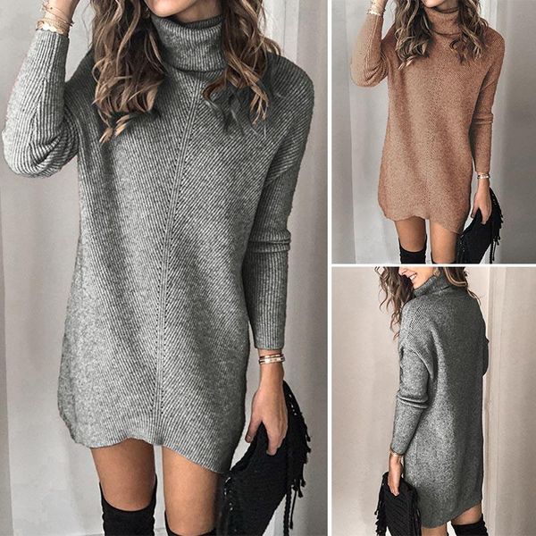 womens turtleneck long sleeve knitted sweaters pullover sweater solid scarf collar jumper dress casual dresses, Black;gray
womens turtleneck long sleeve knitted sweaters pullover sweater solid scarf collar jumper dress casual dresses, Black;gray