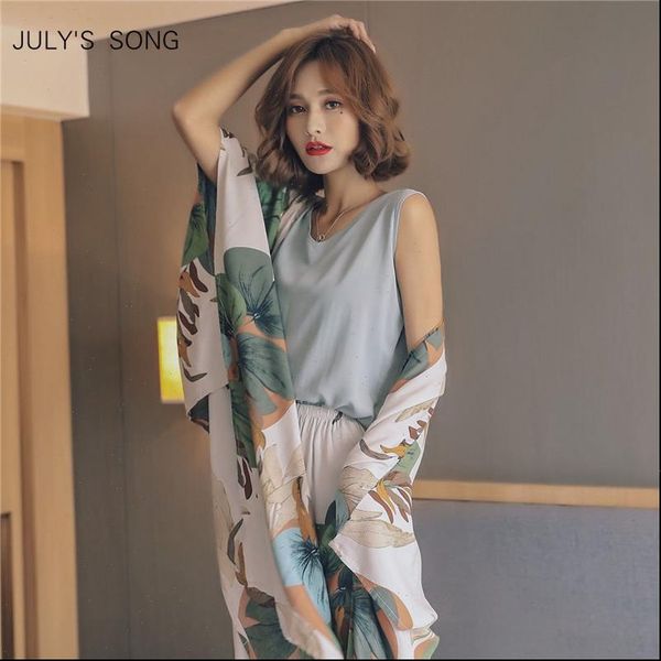 4 piece spring summer pajamas women sleepwear sets floral printed viscose robe and shorts female night suit, Black;red
4 piece spring summer pajamas women sleepwear sets floral printed viscose robe and shorts female night suit, Black;red