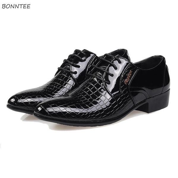 dress shoes men's british style leisure trendy pointed toe gentleman wedding men shoe patent leather all-match, Black
dress shoes men's british style leisure trendy pointed toe gentleman wedding men shoe patent leather all-match, Black