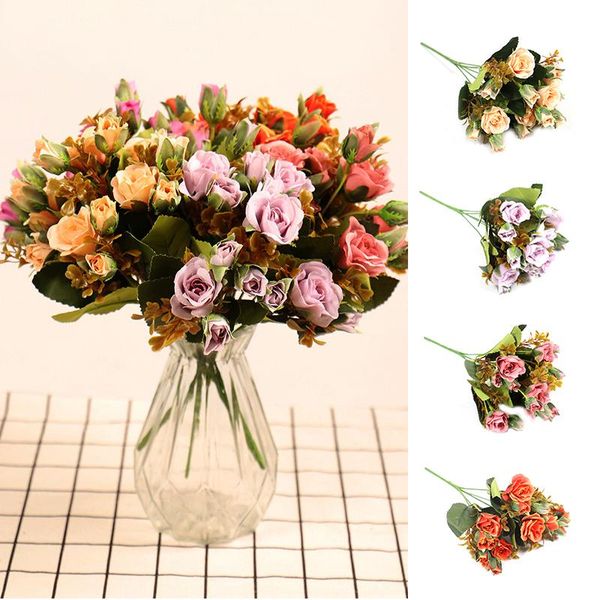 decorative flowers & wreaths artificial rose wedding bouquet silk flower for home party decoration fake christmas decor
decorative flowers & wreaths artificial rose wedding bouquet silk flower for home party decoration fake christmas decor