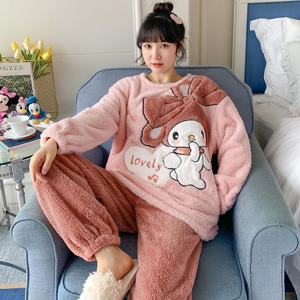 women's sleepwear coral velvet pajamas autumn and winter flannel cartoon orange 2021 student plus size homewear suit, Black;red
women's sleepwear coral velvet pajamas autumn and winter flannel cartoon orange 2021 student plus size homewear suit, Black;red