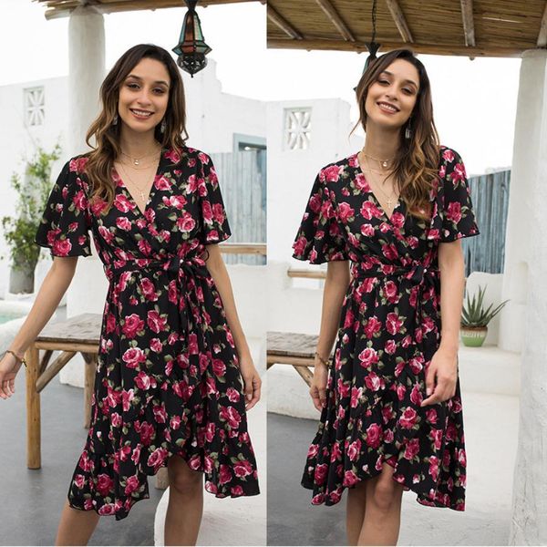 casual women designers dress women's clothes plus size outfits 2021 vintage summer blouses simplicity woman clothing luxurys dresses bl, Black;gray
casual women designers dress women's clothes plus size outfits 2021 vintage summer blouses simplicity woman clothing luxurys dresses bl, Black;gray