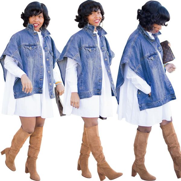 women's vests clothing vendor women trendy stylish button denim jeans jacket, Black;white
women's vests clothing vendor women trendy stylish button denim jeans jacket, Black;white