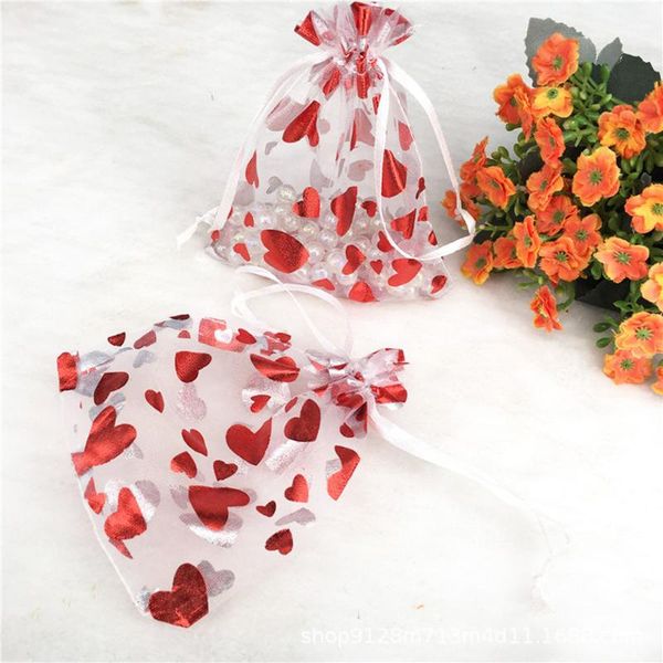 100pcs/set love heart printed organza bag wedding favor gift bags valentine's day packaging candy pouches wrap
100pcs/set love heart printed organza bag wedding favor gift bags valentine's day packaging candy pouches wrap