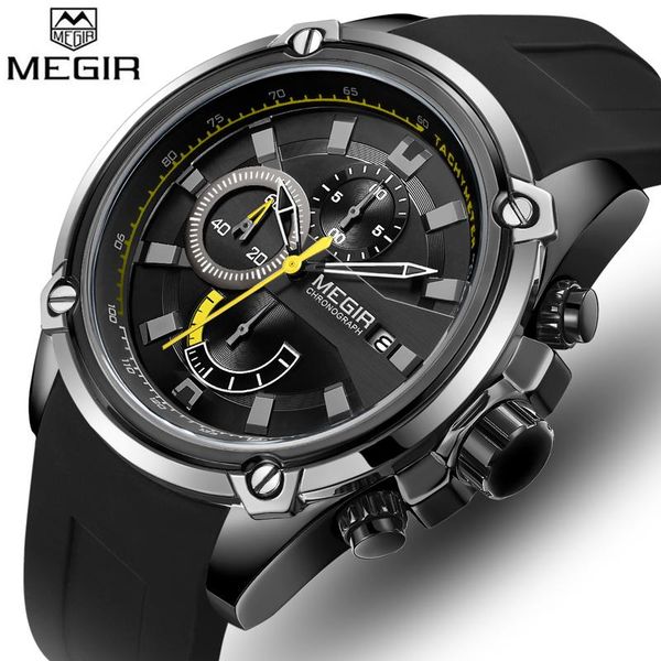 wristwatches megir mens watches men casual sport quartz watch fashion silicone waterproof wrist relogio masculino, Slivery;brown
wristwatches megir mens watches men casual sport quartz watch fashion silicone waterproof wrist relogio masculino, Slivery;brown