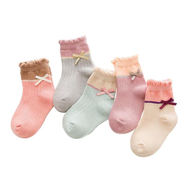 footies autumn and winter style children's socks korean-style bow-babys combed cotton tube boneless, Blue
footies autumn and winter style children's socks korean-style bow-babys combed cotton tube boneless, Blue