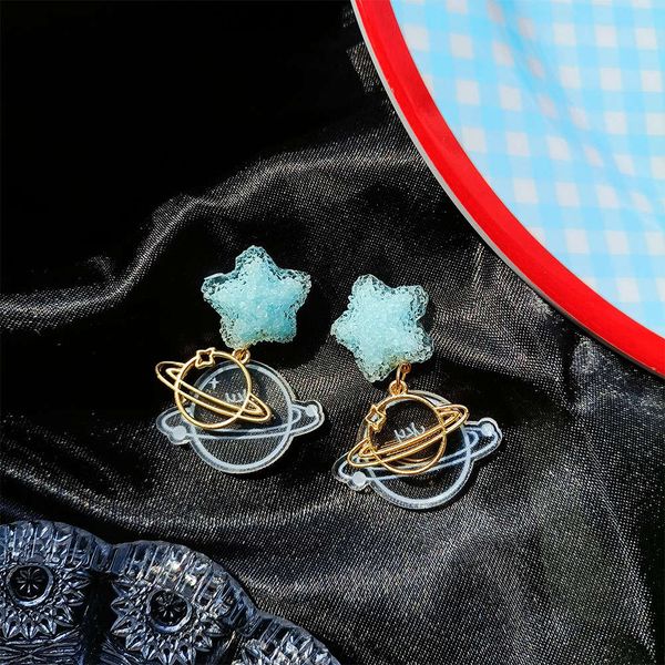 earrings s925 silver kawaii universe star solar system transparent hollow out laminated earrings ear clip earrings, Golden
earrings s925 silver kawaii universe star solar system transparent hollow out laminated earrings ear clip earrings, Golden