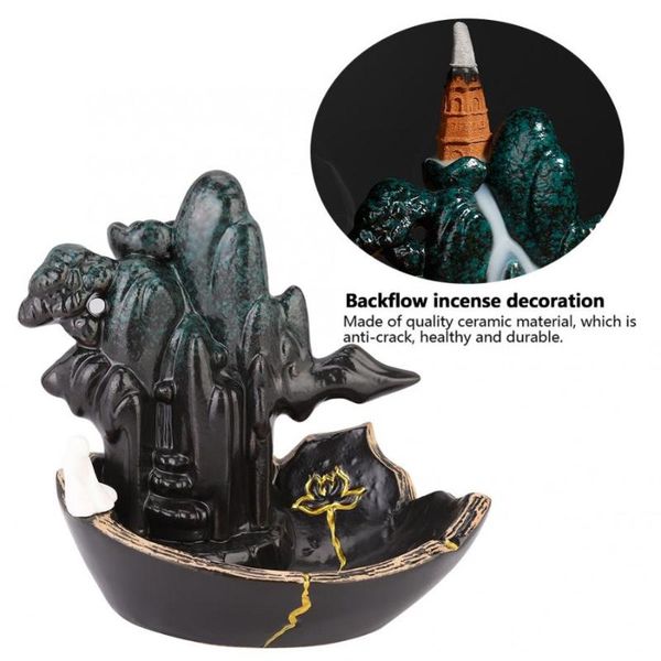 fragrance lamps innovative backflow incense ceramic holder for indoor decoration gift
fragrance lamps innovative backflow incense ceramic holder for indoor decoration gift