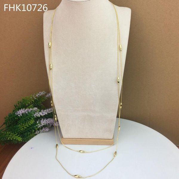 earrings & necklace yuminglai dubai fine jewelry long chain for women fhk10726, Silver
earrings & necklace yuminglai dubai fine jewelry long chain for women fhk10726, Silver