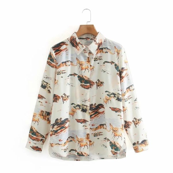 women animal printing loose shirts female turndown collar long sleeve blouses casual lady blusas s8172 210430, White
women animal printing loose shirts female turndown collar long sleeve blouses casual lady blusas s8172 210430, White