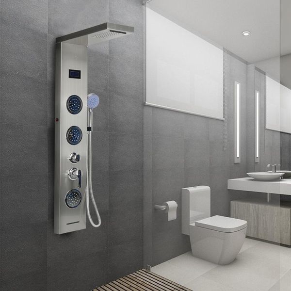 bathroom shower sets lcd screen with led lamp handheld wall mount mixer tap hand temperature tools
bathroom shower sets lcd screen with led lamp handheld wall mount mixer tap hand temperature tools