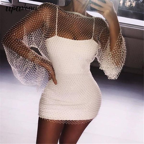 casual dresses fashionable summer women's fishnet mesh beach dress hollow shiny rhinestone tight mini nightclub party vestidos, Black;gray
casual dresses fashionable summer women's fishnet mesh beach dress hollow shiny rhinestone tight mini nightclub party vestidos, Black;gray