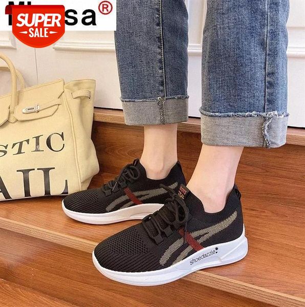 spring fashion women's shoes vulcanized lace-up color matching sneakers comfortable breathable mesh casual #4x0j
spring fashion women's shoes vulcanized lace-up color matching sneakers comfortable breathable mesh casual #4x0j