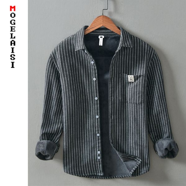 thick flannel men's long sved striped shirt, warm, asian size clothing 2020, winter, new, 845, White;black
thick flannel men's long sved striped shirt, warm, asian size clothing 2020, winter, new, 845, White;black