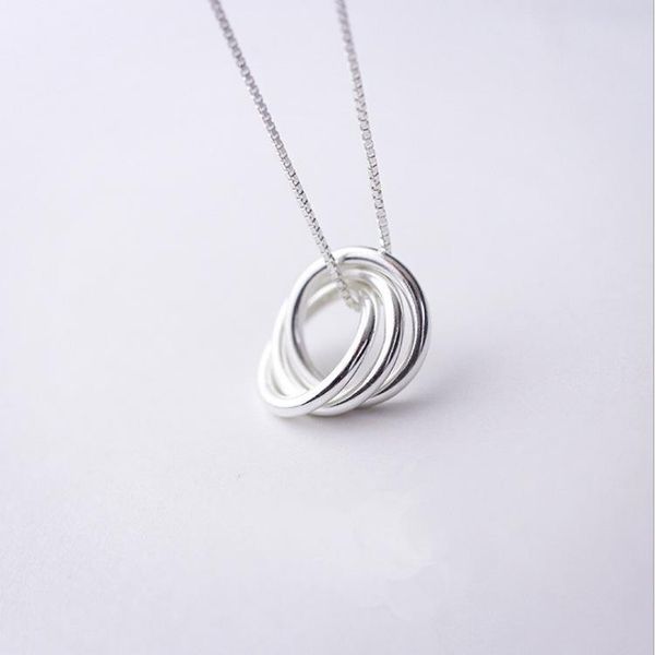 pendant necklaces silver plated simple three round necklace charm girl fashion jewelry valentine's day gift
pendant necklaces silver plated simple three round necklace charm girl fashion jewelry valentine's day gift
