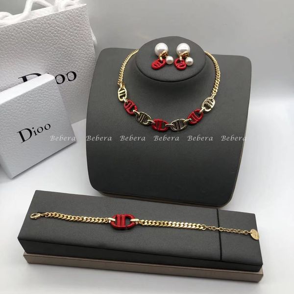 home 21 new letter necklace women's net red pearl earrings brass bracelet ring, Silver
home 21 new letter necklace women's net red pearl earrings brass bracelet ring, Silver