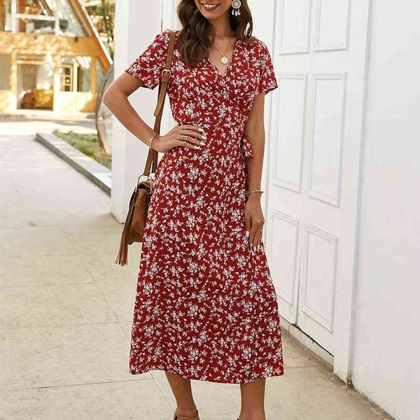 summer dress short sleeve v-neck floral print wrap dress women flower long dresses beach dress holiday vestidos cloth 210402, Black;gray
summer dress short sleeve v-neck floral print wrap dress women flower long dresses beach dress holiday vestidos cloth 210402, Black;gray