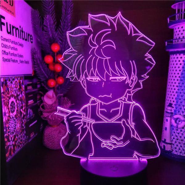 night lights cartoon x killua zoldyck 3d light led set model christmas gift lamp for kids decor home lighting illuminator
night lights cartoon x killua zoldyck 3d light led set model christmas gift lamp for kids decor home lighting illuminator