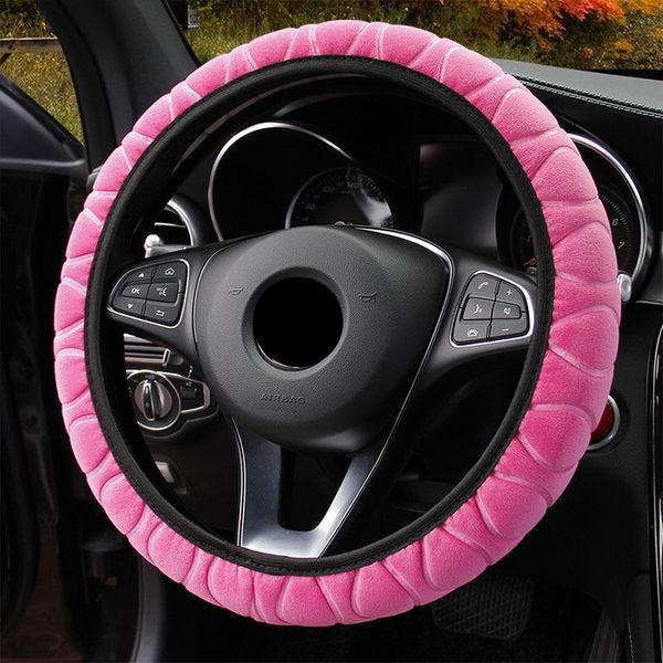 steering wheel covers universal 37-39cm pink cover soft warm plush for winter car interior parts
steering wheel covers universal 37-39cm pink cover soft warm plush for winter car interior parts