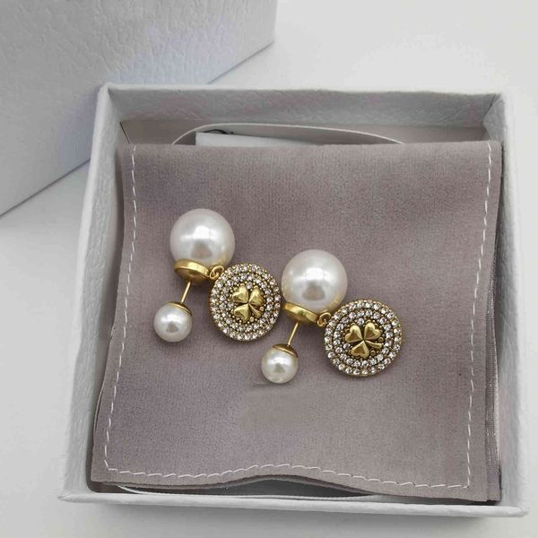 design jewelry new family with two pearls before and after wearing light luxury temperament simple earrings for women/, Silver
design jewelry new family with two pearls before and after wearing light luxury temperament simple earrings for women/, Silver