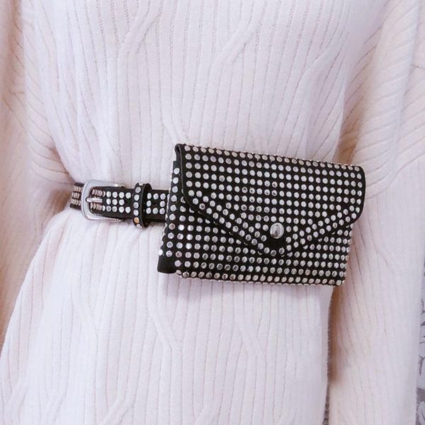 fashion women belt bags solid color rivet shoulder waist pu leather fanny packs casual purse wallet chest bag
fashion women belt bags solid color rivet shoulder waist pu leather fanny packs casual purse wallet chest bag