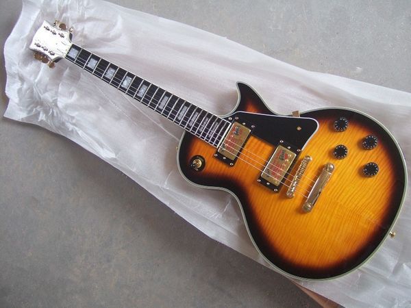flyoung custom lp electric guitar tiger pattern maple sunset color small wrapped ebony fingerboard
flyoung custom lp electric guitar tiger pattern maple sunset color small wrapped ebony fingerboard
