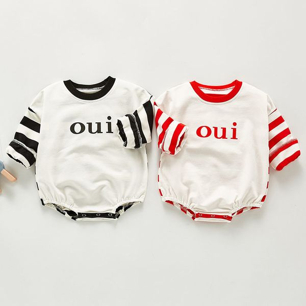 born boys stripe letter jumpsuits clothes spring autumn baby rompers long sleeve children 0-3yrs 210429, Blue
born boys stripe letter jumpsuits clothes spring autumn baby rompers long sleeve children 0-3yrs 210429, Blue