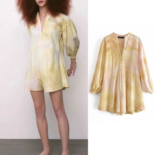 women's jumpsuits & rompers 2021 fashion tie-dye jumpsuit v-neck long-sleeved button-decorated clothing receive waist short kqx2, Black;white
women's jumpsuits & rompers 2021 fashion tie-dye jumpsuit v-neck long-sleeved button-decorated clothing receive waist short kqx2, Black;white