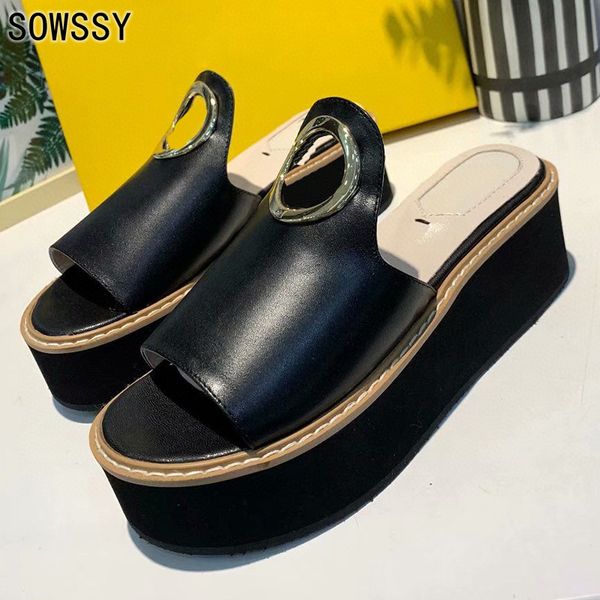 80% off store online 2021 summer new fashion women's slippers wedge heel platform sandals luxury brand real leather outer wear open toe, Black
80% off store online 2021 summer new fashion women's slippers wedge heel platform sandals luxury brand real leather outer wear open toe, Black
