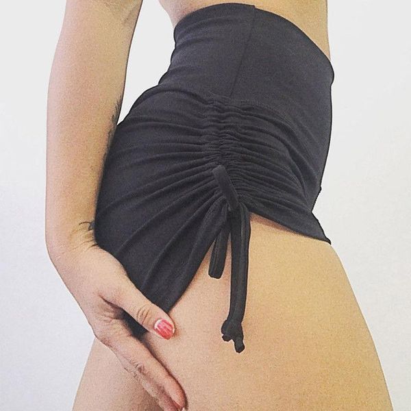 women's shorts 2021 women summer slim beach casual high waist bandage skinny elastic, White;black
women's shorts 2021 women summer slim beach casual high waist bandage skinny elastic, White;black