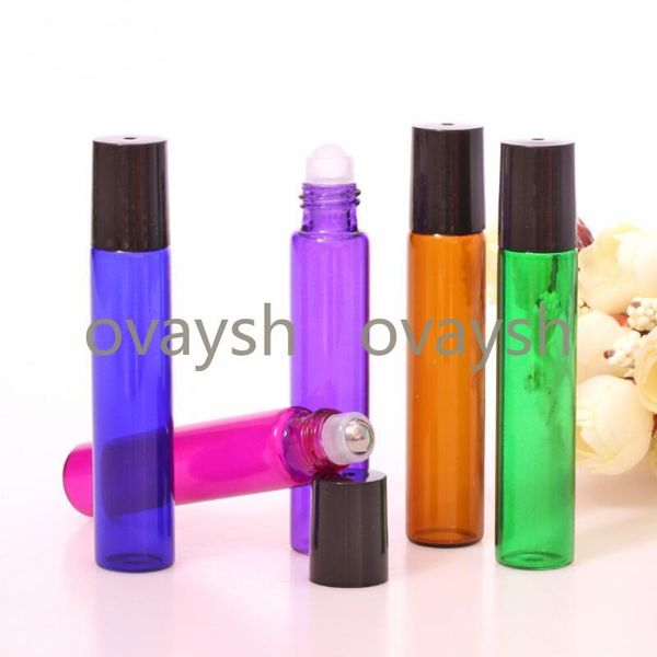 10ml empty glass roll on bottle blue red green amber clear roller container 1/3oz for essential oil, aromatherapy, perfumes and lip balms
10ml empty glass roll on bottle blue red green amber clear roller container 1/3oz for essential oil, aromatherapy, perfumes and lip balms