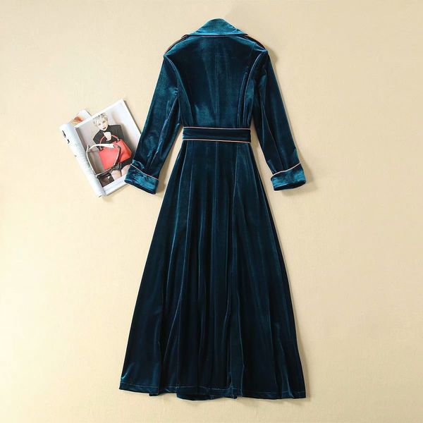 casual dresses high end quality female original orange lapel sole breasted temperament long sleeve pleuche s-xl green dress n0ll, Black;gray
casual dresses high end quality female original orange lapel sole breasted temperament long sleeve pleuche s-xl green dress n0ll, Black;gray