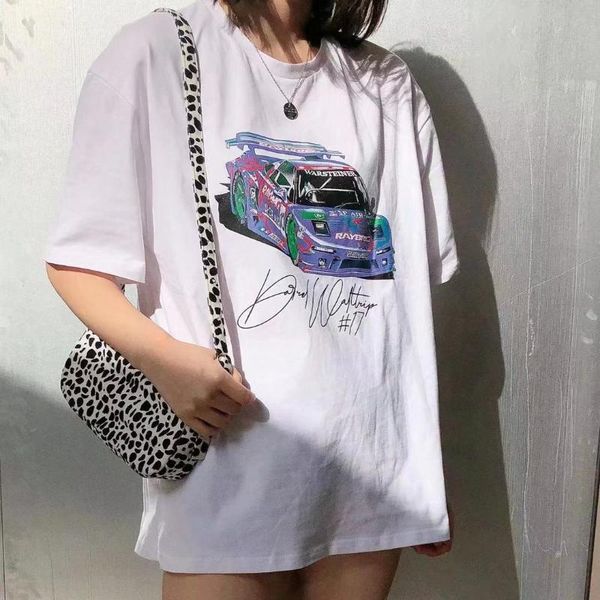women's t-shirt retro racing car oversized white t shirts woman tshirts o-neck loose streetwear summer tees 2021vintage design female l
women's t-shirt retro racing car oversized white t shirts woman tshirts o-neck loose streetwear summer tees 2021vintage design female l