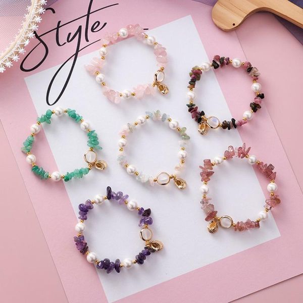 beaded, strands xiaoboacc bracelet for women korean fashion irregular shell pearl crystal wrist wholesale, Black
beaded, strands xiaoboacc bracelet for women korean fashion irregular shell pearl crystal wrist wholesale, Black