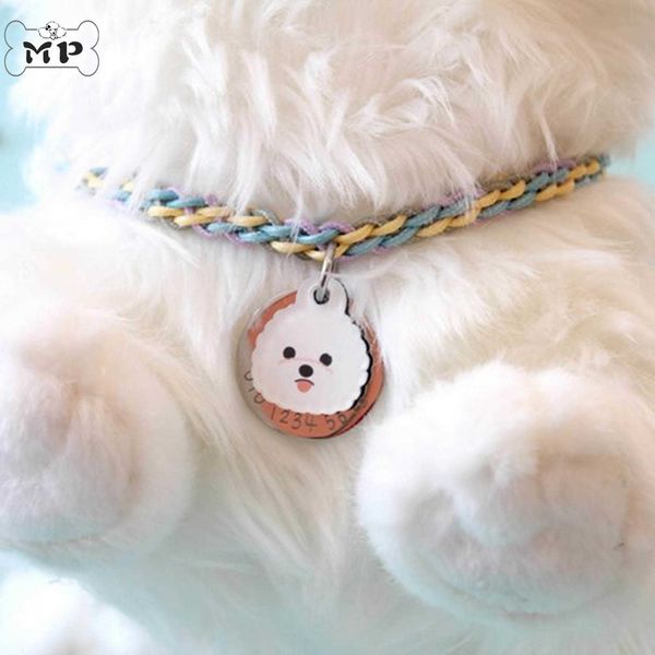 factory "memory pet" korean cat and pet metal round dog head tag necklace engraved name telephone
factory "memory pet" korean cat and pet metal round dog head tag necklace engraved name telephone