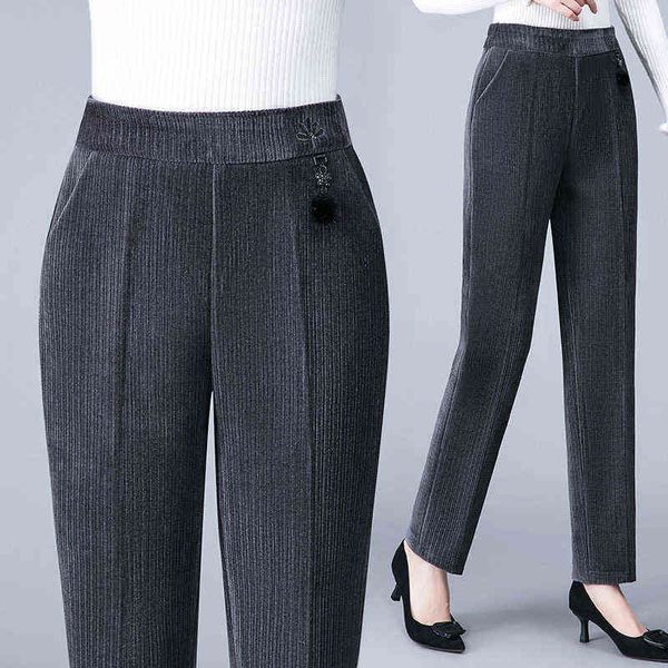 mother's plus size 5xl high waist velvet pants spring casual loose elastic straight female big solid trousers 211124, Black;white
mother's plus size 5xl high waist velvet pants spring casual loose elastic straight female big solid trousers 211124, Black;white